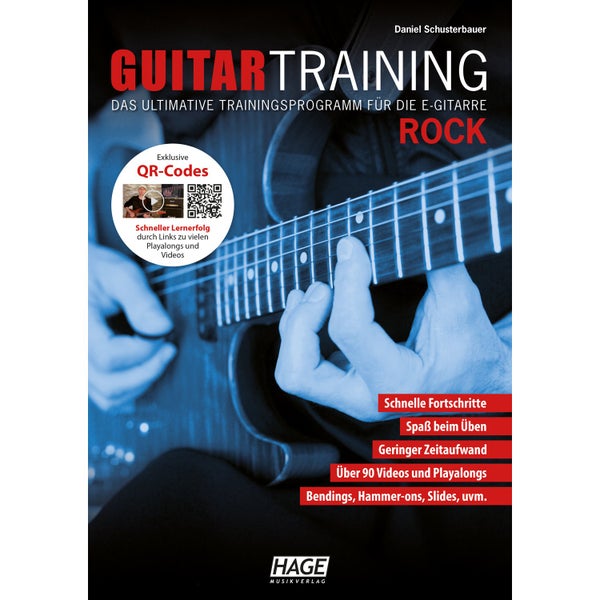Hage MusikVerlag EH 3931 Guitar Training Rock + QR-Codes gitaarboek