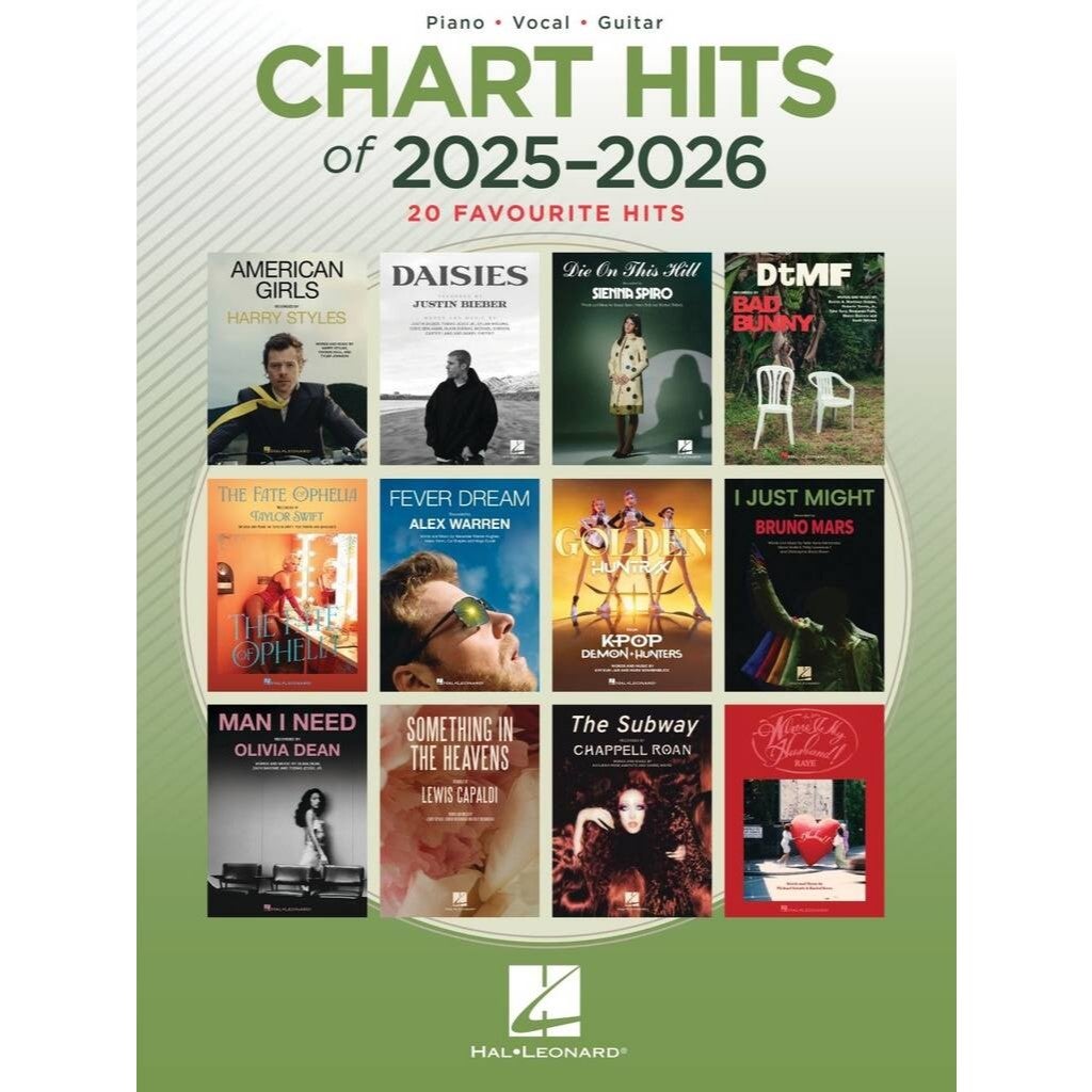 Hal Leonard Chart Hits 2025-2026 | Bax Music