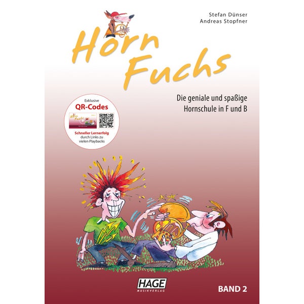 Hage MusikVerlag EH 3814 Horn Fuchs Band 2 + QR-Codes lesboek