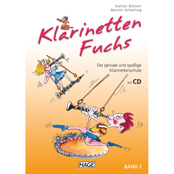 Hage MusikVerlag EH 3816 Klarinetten Fuchs Band 2 + CD klarinetschool