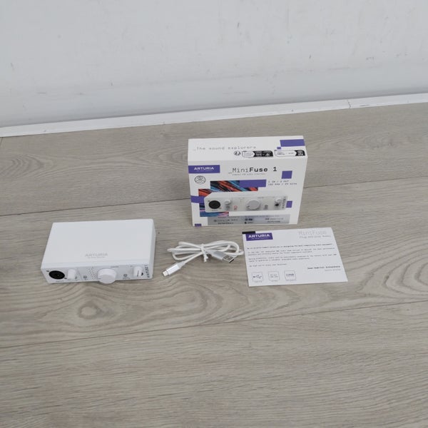(B-Stock) Arturia MiniFuse 1 White audio interface
