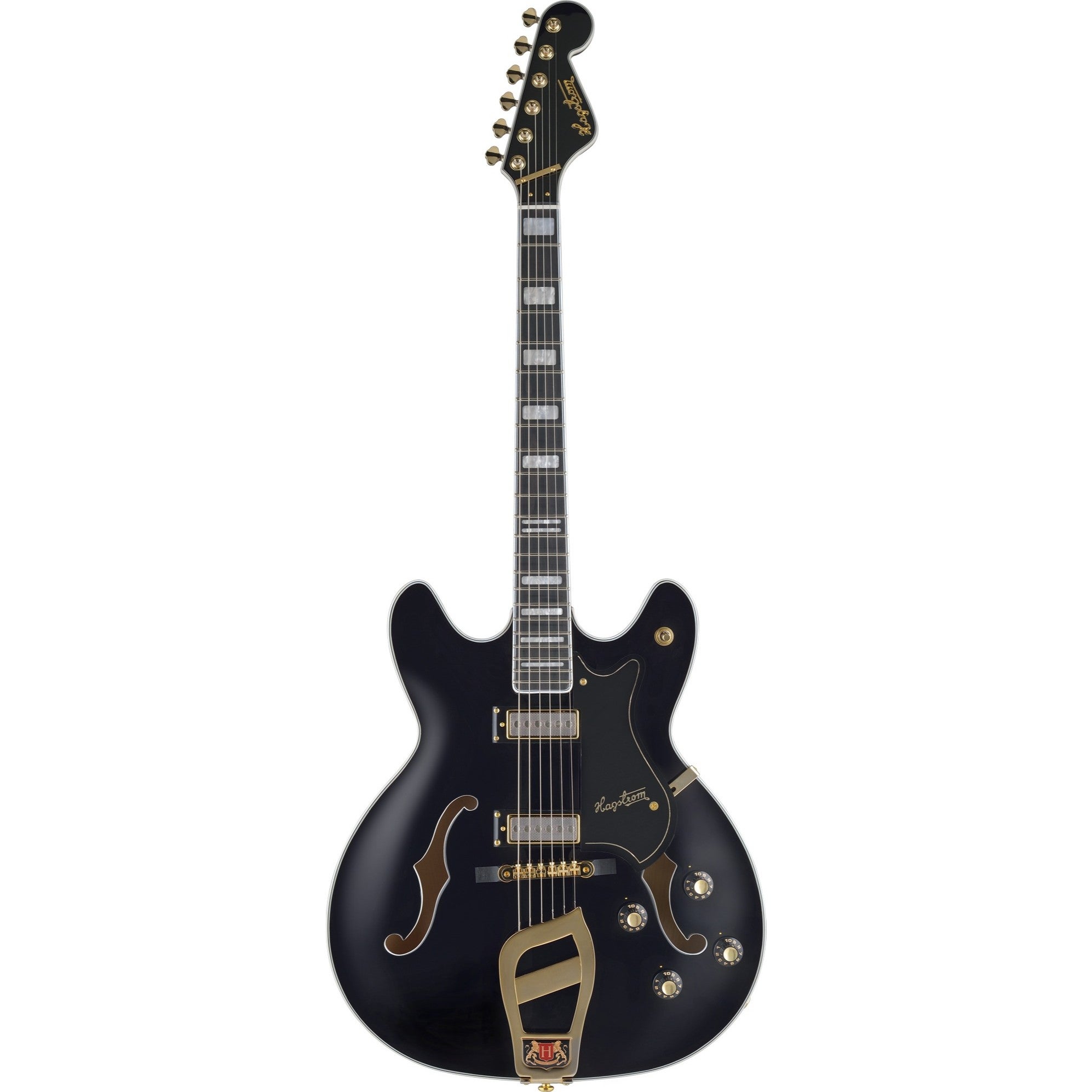 Hagstrom 67 Viking Black Gloss elektrische gitaar