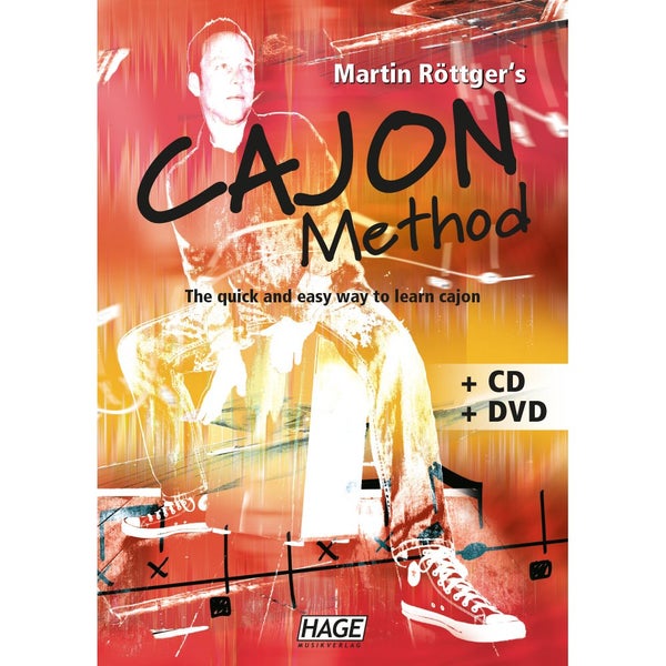Hage MusikVerlag EH 3767 Martin Röttger‘s Cajon Method + CD + DVD drumboek