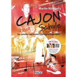 Hage MusikVerlag EH 3747 Martin Röttger‘s Cajon Schule + QR-Codes drumboek