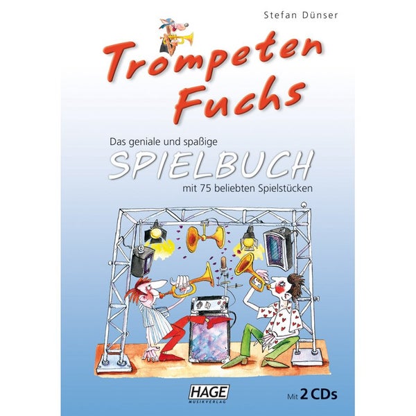Hage MusikVerlag EH 3809 Trompeten Fuchs Spielbuch + 2 CDs speelboek