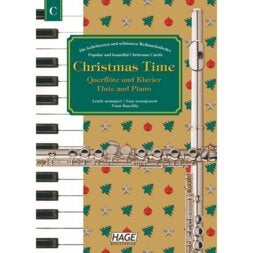 Hage MusikVerlag EH 1096 Christmas Time for Flute & Piano dwarsfluitboek