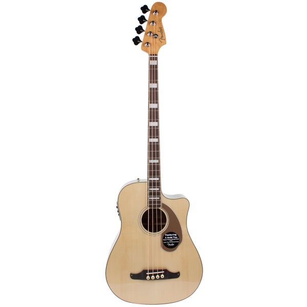 Fender Kingman Bass SCE Natural met koffer