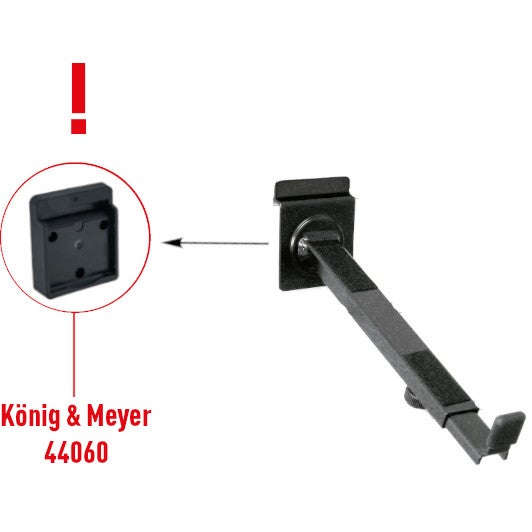 Konig & Meyer 44110 svart stödarm