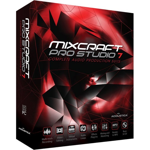 Acoustica Pro Studio 7.5 upgrade van v7.5 of eerder (download)