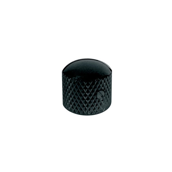Boston KB-210 gitaarknop dome knob zwart 19mm