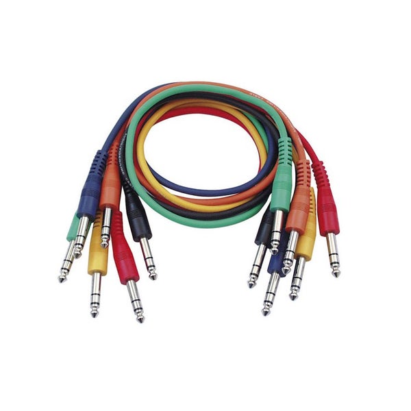 DAP FL1260 Patchkabelset 6x 6.3mm Jack - 6.3mm Jack 60cm