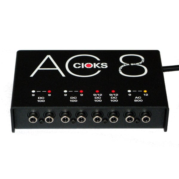 Cioks AC8 AC/DC multi-voeding voor effectpedalen