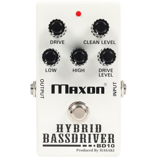 Maxon BD10 Hybrid Bass Driver overdrive voor bas en gitaar