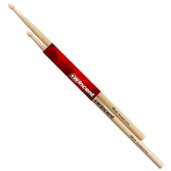 Wincent W-5AXL hickory drumstokken 5A, extra lang