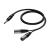 Procab CAB733 Basic jack stereo male - 2x XLR male 1.50 meter