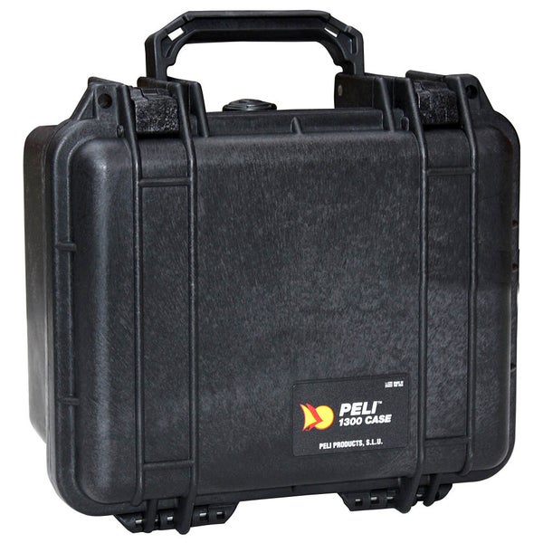 Peli 1300 BK flightcase zonder schuim 251x178x155 mm
