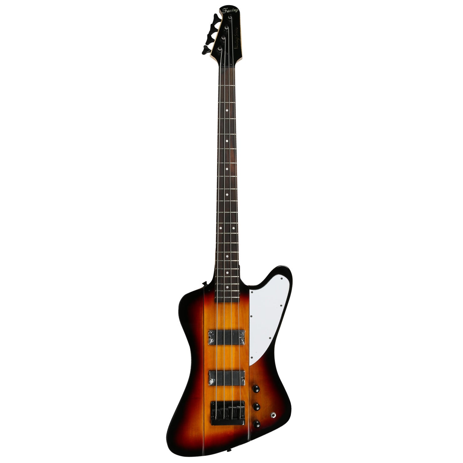 Fazley FTB418BR elektrische basgitaar sunburst