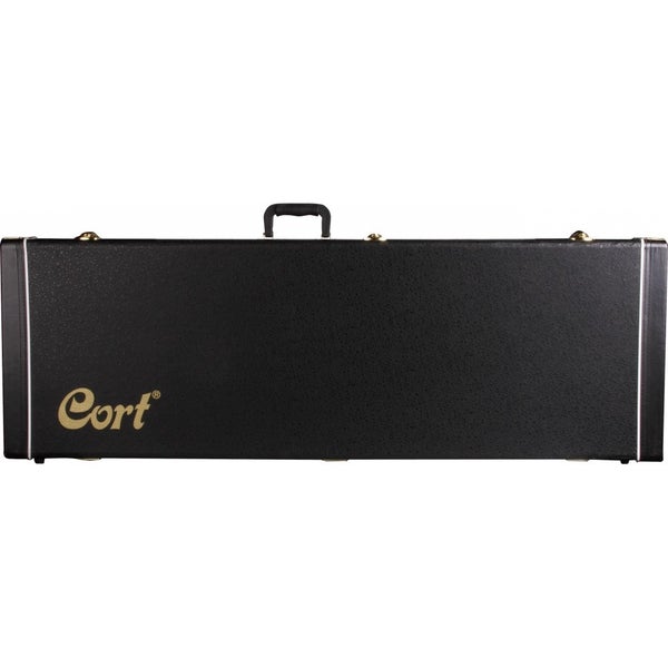 Cort CGC75 gitaarkoffer elektrische basgitaar zwart