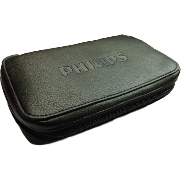 Philips LFH 91701 leren etui voor audio/voicerecorder