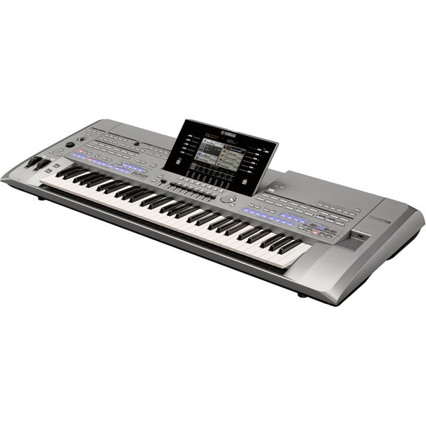 Yamaha Tyros 5 XXL 61 met hifi-set + monitorsysteem + statief