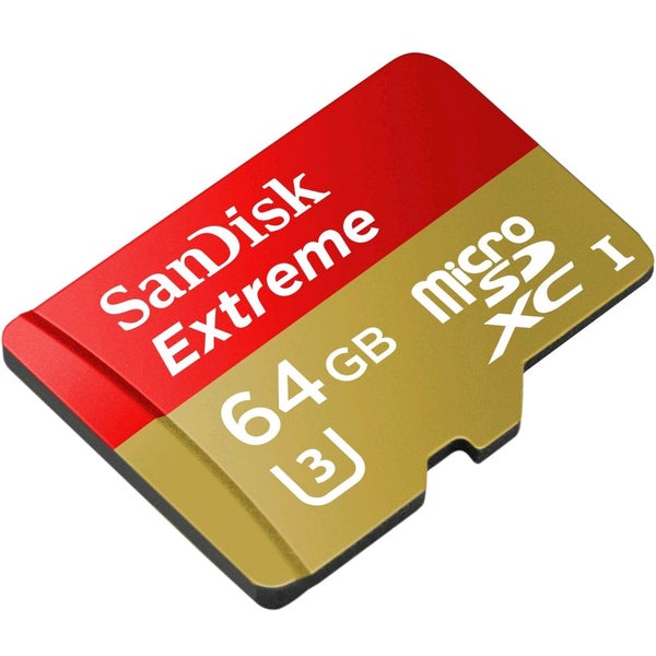 SanDisk Extreme microSDXC 64GB UHS-I Class 3 action camera