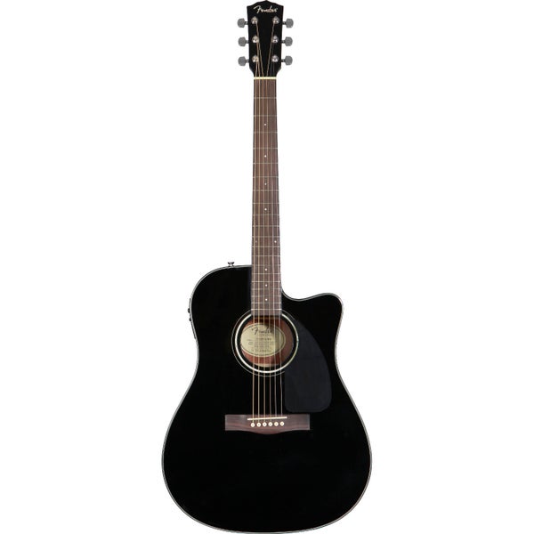 Fender CD-140SCE Satin zwart E-A western gitaar
