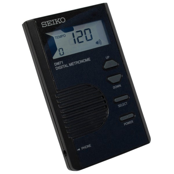 Seiko DM71 digitale metronoom zwart