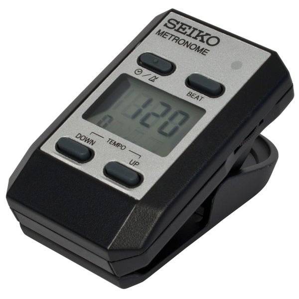 Seiko DM51 digitale clip-on metronoom grijs