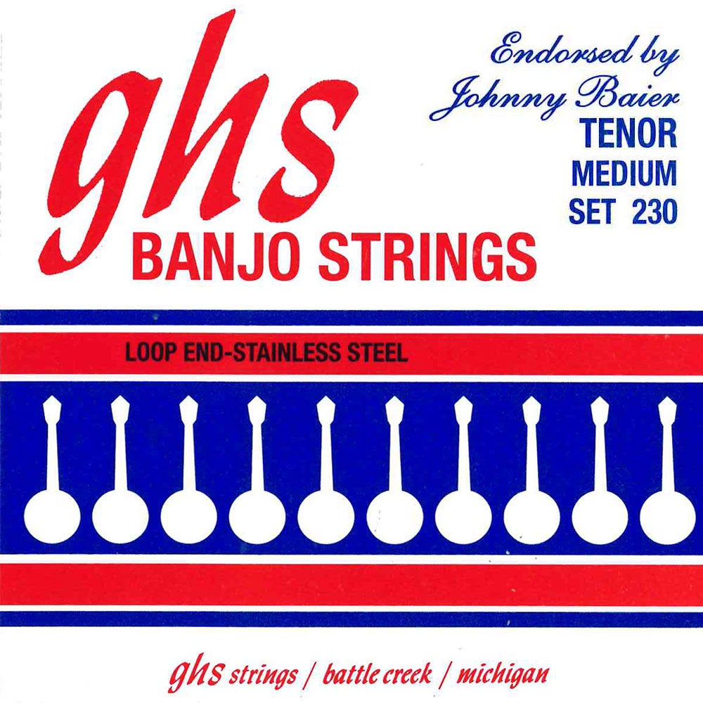 GHS 230 Johnny Baier Signature strängset till tenor banjo