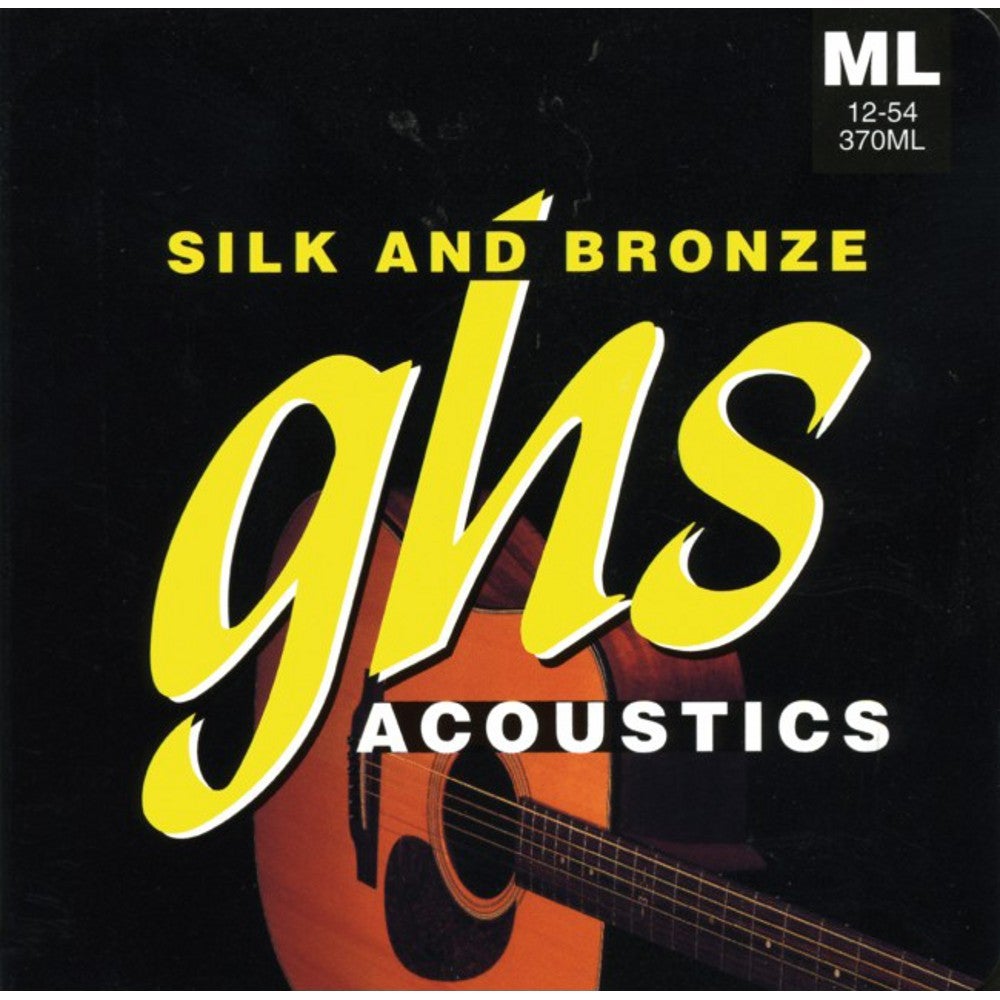 GHS 370ML Silk And Bronze medium light strängset till westerngitarr
