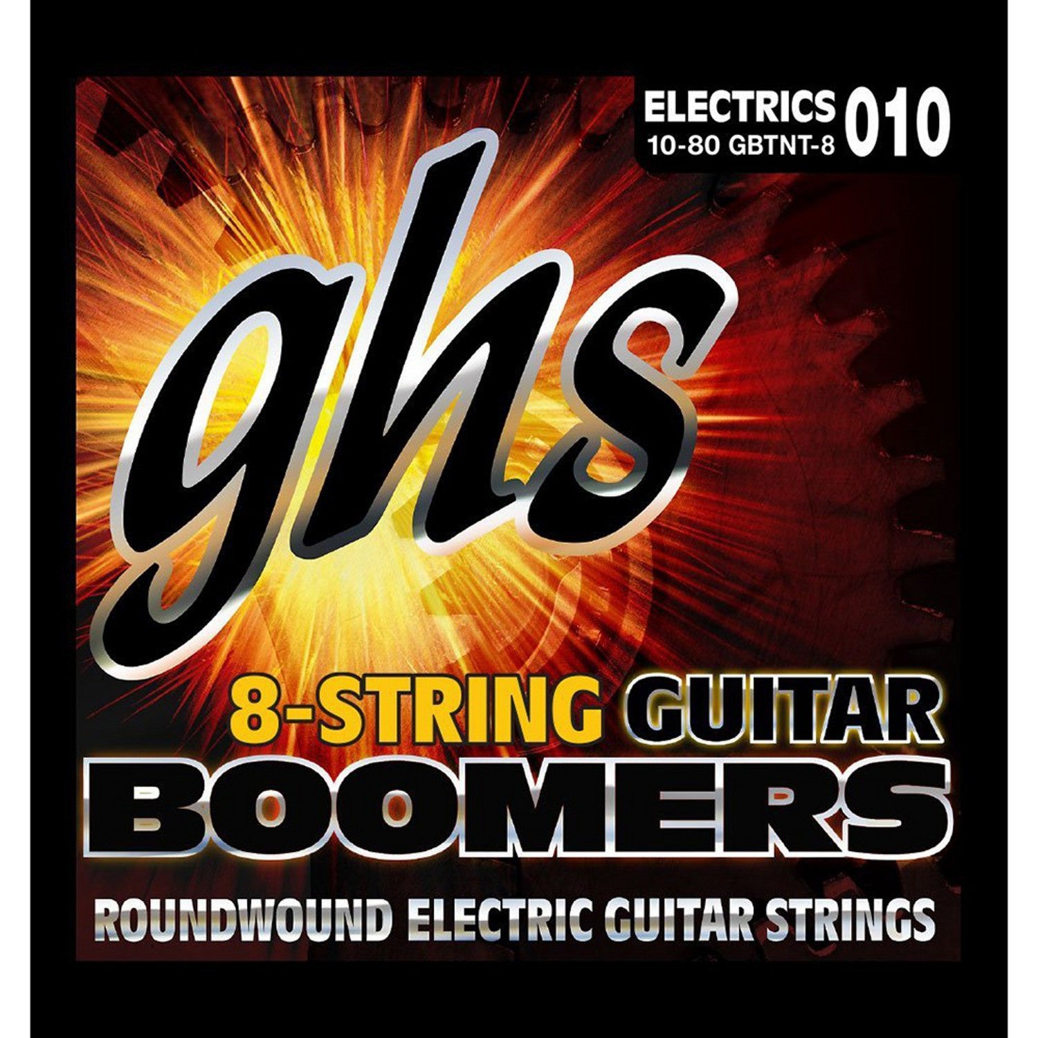 GHS GBTNT-8 Boomers 8-string thin/thick strängset 8 strängar