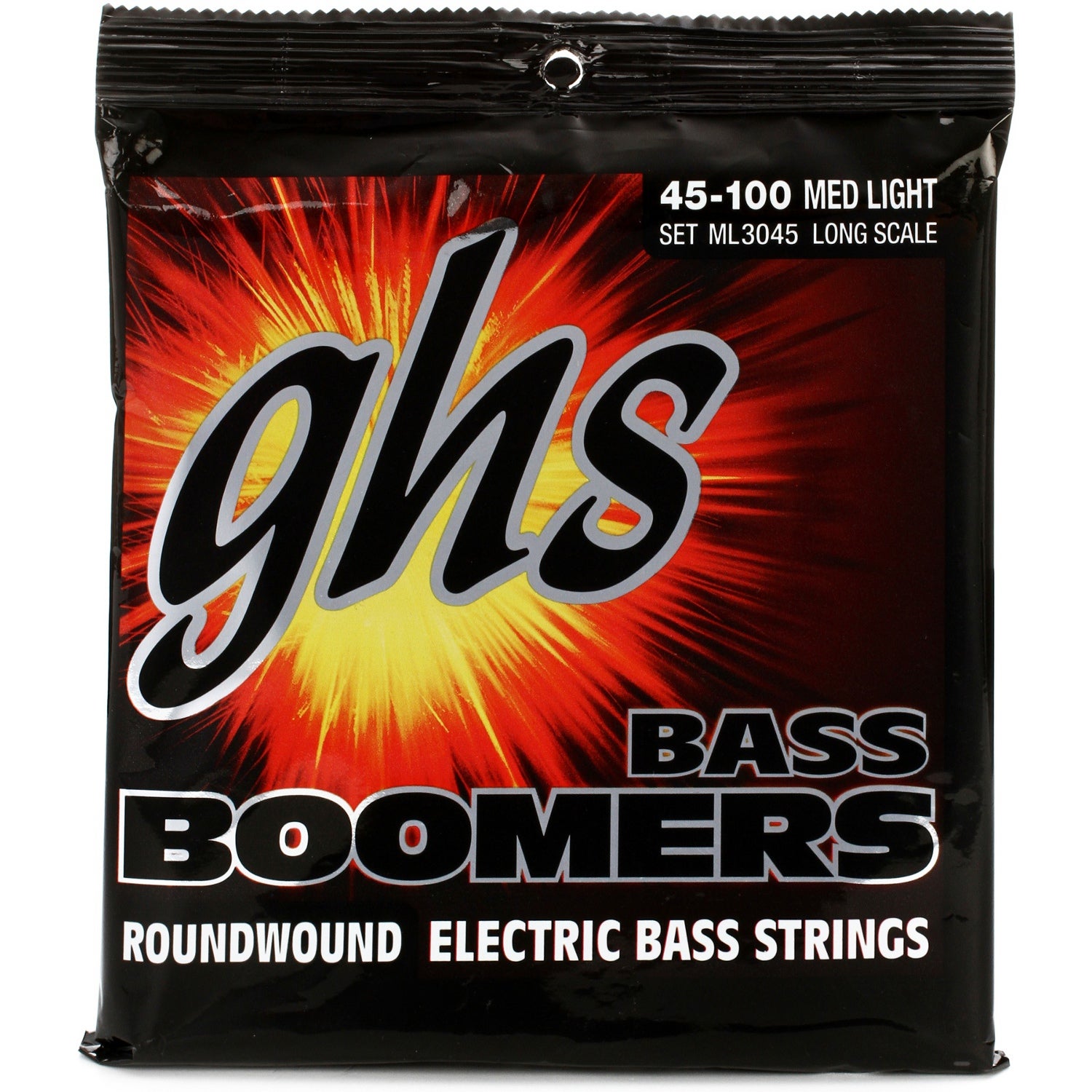 GHS ML3045 Long Scale Bass Boomers Medium Light strängset till elbas