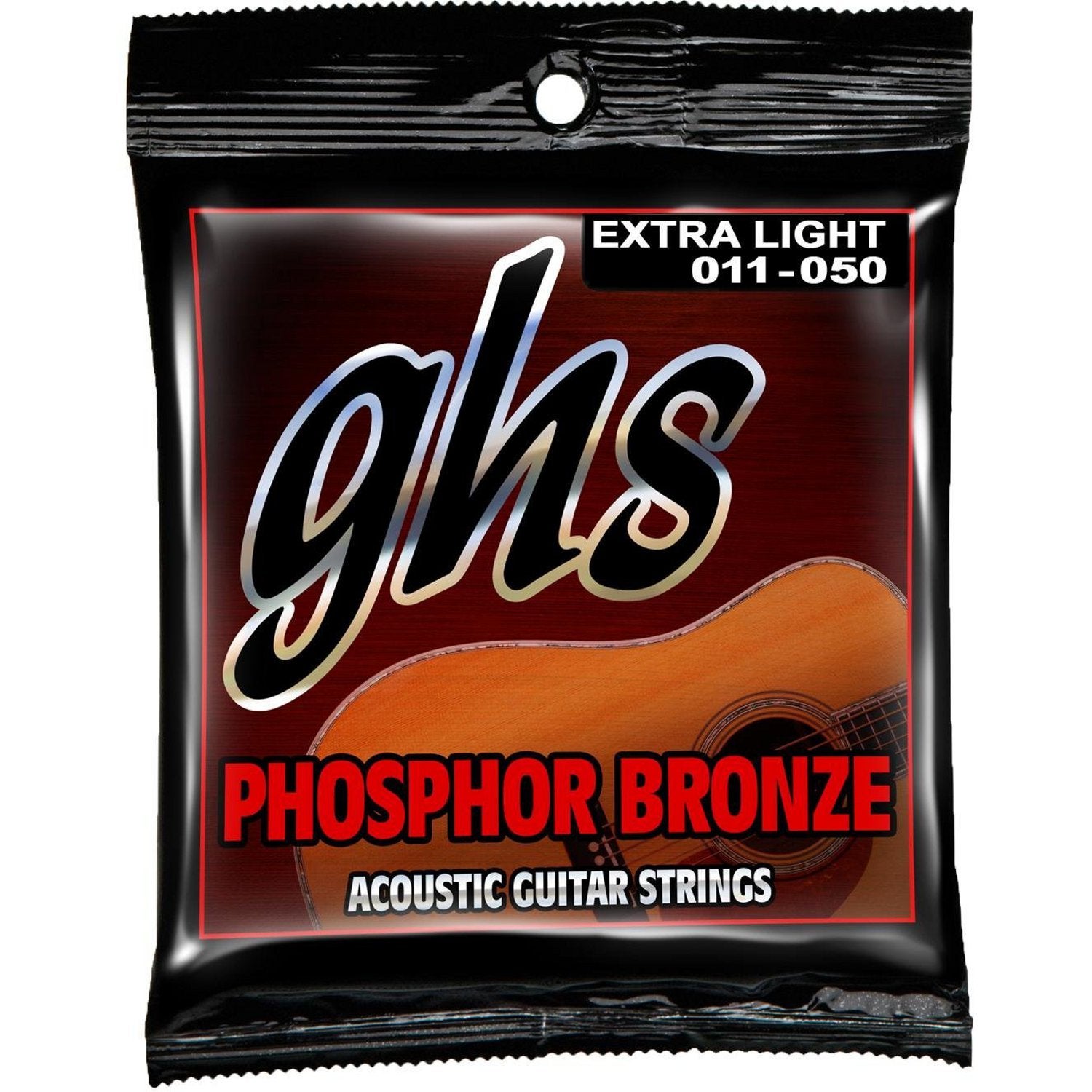 GHS S315 Phosphor Bronze extra light strängset till gitarr