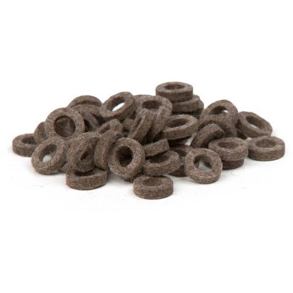 Bulldog Music Gear Natural Felt Rings Dark Grey