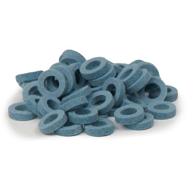 Bulldog Music Gear Natural Felt Rings Light Blue