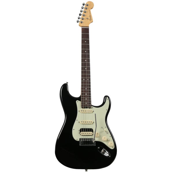 Fender American Elite Strat HSS Shawbucker Mystic Black RW