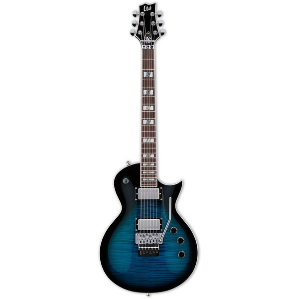 ESP LTD AS-1FR FM Black Aqua Sunburst Alex Skolnick Signature