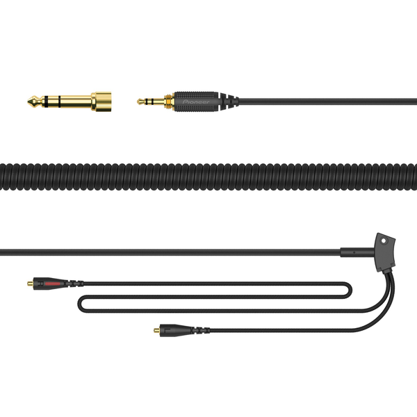 Pioneer HC-CA0201 gekrulde RCA-jack kabel voor HDJ-C70