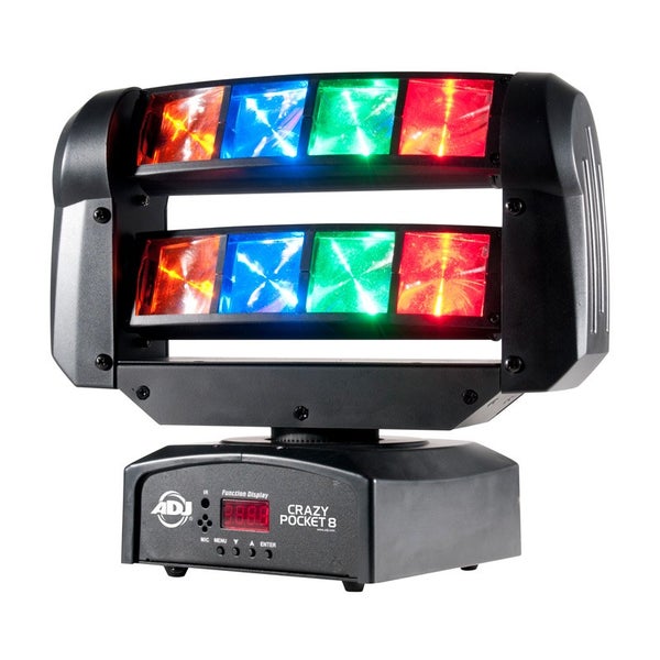 American DJ Crazy Pocket 8 LED movinghead lichteffect
