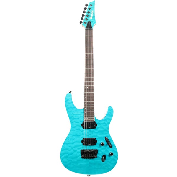 Ibanez S5521Q Prestige Transparent Aqua Blue