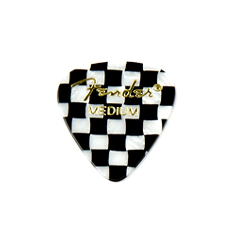Fender 351 Shape Premium Picks Checker Medium (set med 12)