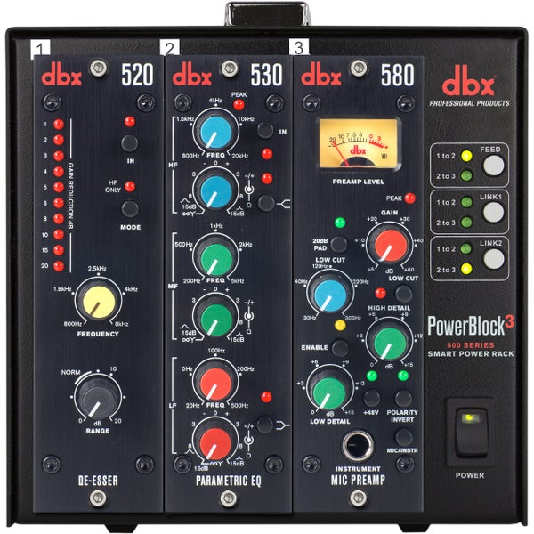DBX PowerBlock3 3-slots lunchbox met voeding