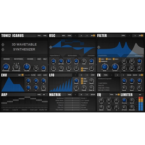 Tone2 Icarus virtuele synthesizer