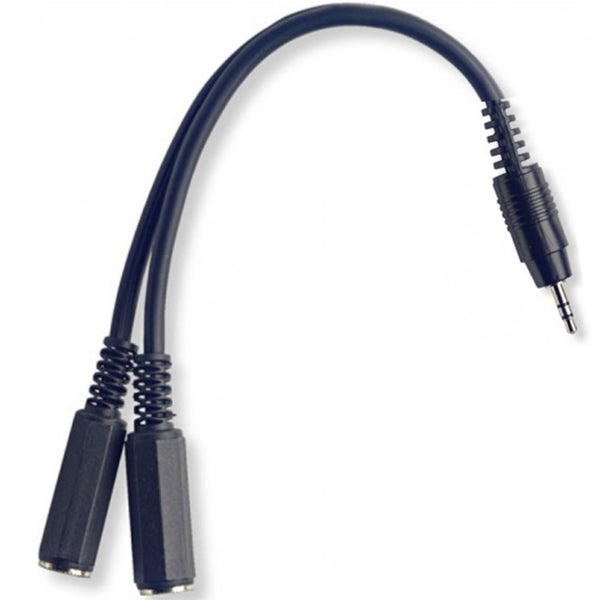 Stagg YC03/1J2PH 1x mini jack male - 2x jack female Y-kabel 3m