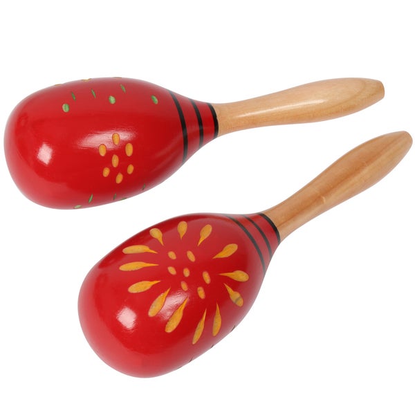 Stagg MRW-26 houten maracas rood