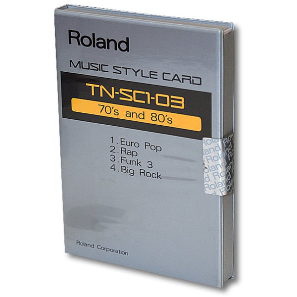 Roland Music Style Card TN-SC1-03 70's & 80's