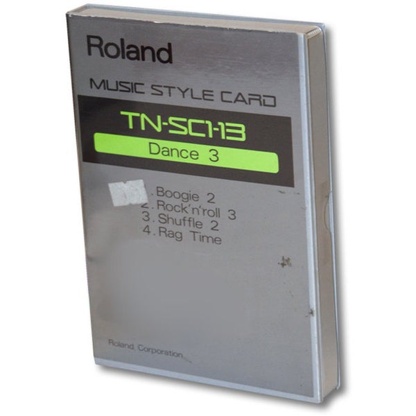 Roland Music Style Card TN-SC1-13 Dance 3