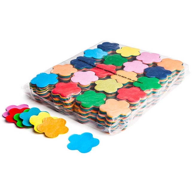 Magic FX CON06MC bloemvormige confetti 55mm multicolour