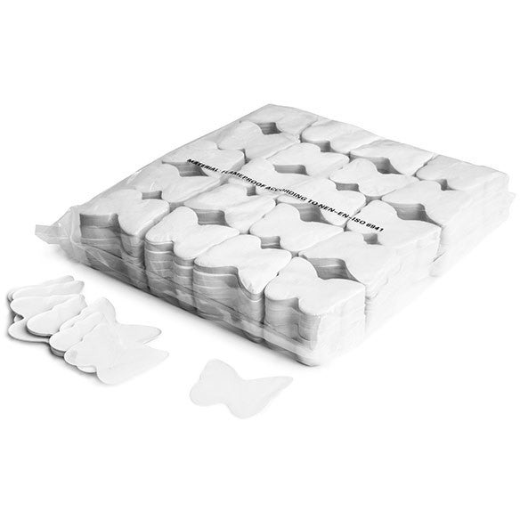 Magic FX CON07WH vlindervormige confetti 55mm wit