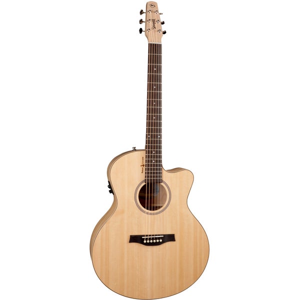 Seagull Natural Elements CW Mini-Jumbo SG Amber Trail met gigbag